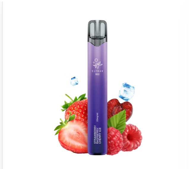 Elfbar 800 - Strawberry Raspberry Cherry Ice