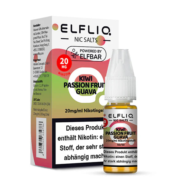 ELFLIQ - Kiwi Passion Fruit Guava Nikotinsalz Liquid
