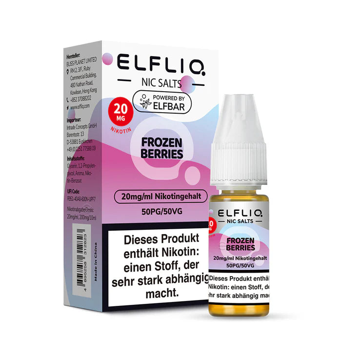 ELFLIQ - Frozen Berries Nikotinsalz Liquid