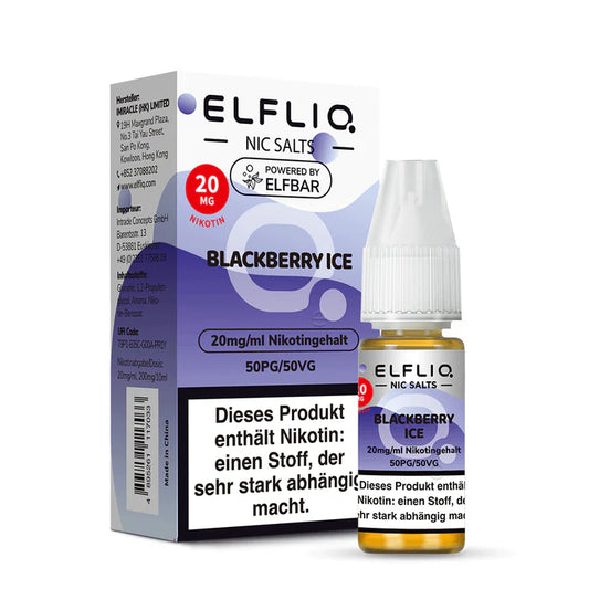 ELFLIQ - Blackberry Ice Nikotinsalz Liquid