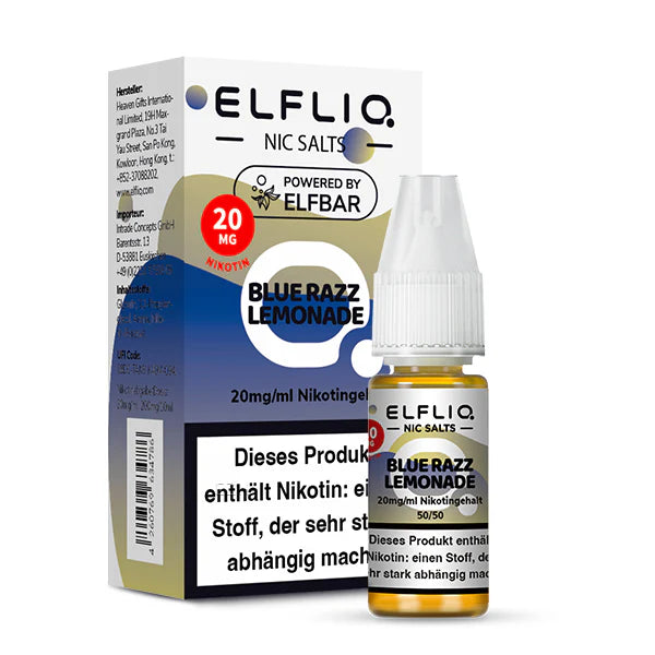 ELFLIQ - Blue Razz Lemonade Nikotinsalz Liquid