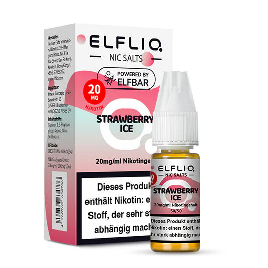 ELFLIQ - Strawberry Ice Nikotinsalz Liquid